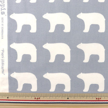 [From quantity 5] Fabric "Kippis (Kippis) Sheeting Small polar bear KPS-39a]