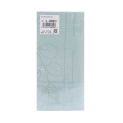 Embroidery Fabric 『Sashiko Lunchon mat cloth pack herb Asagi l-4001] Olympus