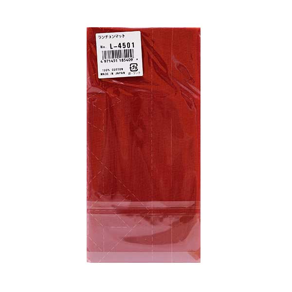 Embroidery Fabric 『Sashiko Lunchon mat cloth pack Nordic pattern red L-4501] Olympus