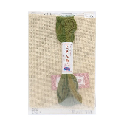 Embroidery kit "Kogin 10 tissue case beige" Olympus