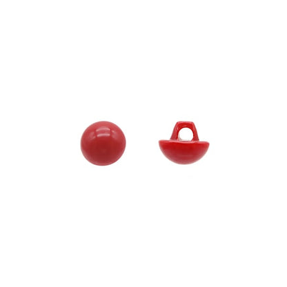 Handicraft parts "Featured button 4mm 50 pieces Red No.750-R-4"