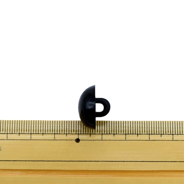 手工藝品零件“ C Eyes Type Black 18mm 4塊，帶4件半獨立按鈕18mm B1-JA（A15）”