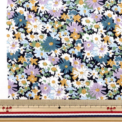 [From quantity 5] Fabric "Liberty Liberty Print 60/2 Tenjiku Liby 36300125-BK" Liberty Japan