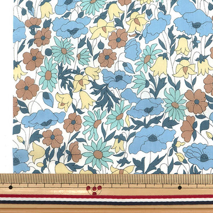 [From quantity 5] Fabric "Liberty Liberty Print Tana lawn Poppy and Daisy 3632104-VE] Liberty Japan