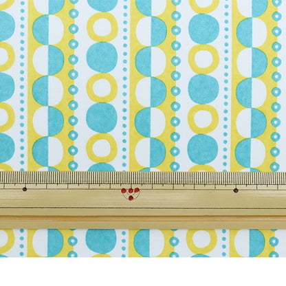 Washi "Nordic Pattern @ Zen Paper No.34 Pearl Spring 1/6 Size"