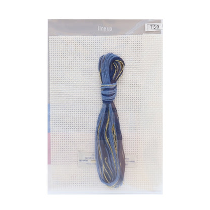 Embroidery kit "Cross stitch embroidery kit My style lapis blue 9073" Olympus