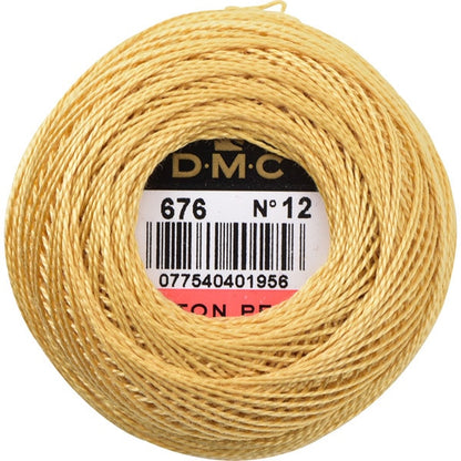 绣花线“ DMC 12号刺绣线676”