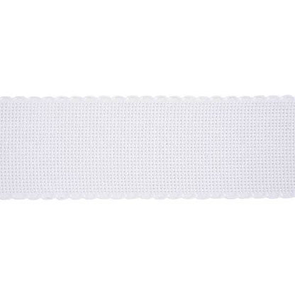 [来自数量1] 刺绣布 “ Zweigart（Zweigart）Idatape 5cm宽度7107-1白色”原始Zweigart handarbeits stoft stoft