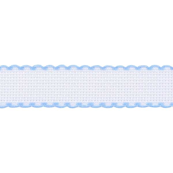 [来自数量1] 刺绣布 “ Zweigart（Zweigart）Idatape 2.5厘米宽度7002-151浅蓝色”原始Zweigart andarbeits stoft stoft
