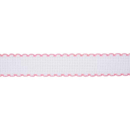 [来自数量1] 刺绣布 “ Zweigart（Zweigart）Idatape 2.5厘米宽7002-14粉红色”原始Zweigart handarbeits stoft stoft