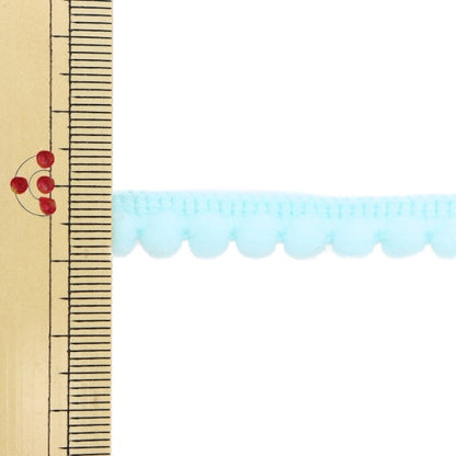 Handicraft tape "Mini PompongTrim 3m rolled baby blue baby color PON03]