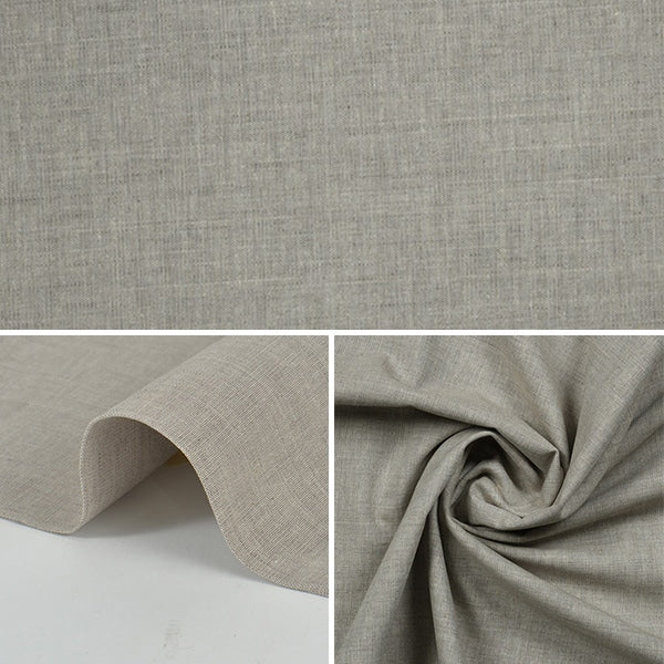 [From quantity 5] Fabric "Dyeing cotton hemp specifications plain beige KW-6966-DKBE"