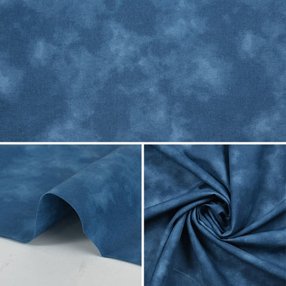 [From quantity 5] Fabric "Mura dyed print dark blue 87422-1-26"