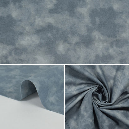 [From quantity 5] Fabric "Mura dyed print dark gray 87422-1-27"