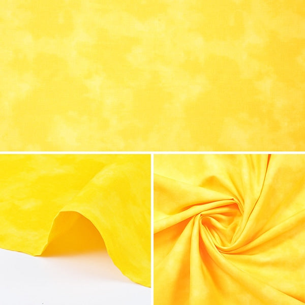 [From quantity 5] Fabric "Mura dyed print yellow 87422-1-31"