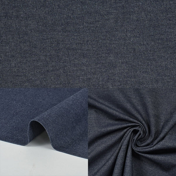 [From quantity 5] Fabric "Okayama Prefecture Kurashiki 10 ounce Denim Dark Navy width about 116cm 5110-9.5"