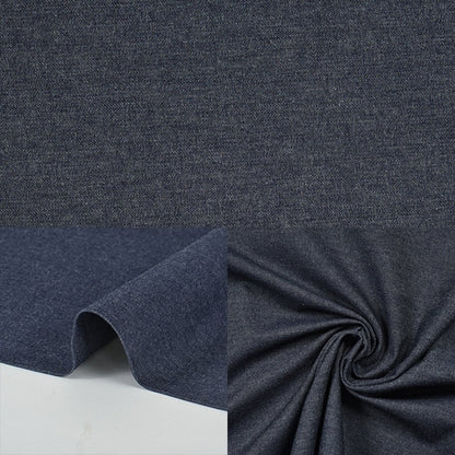 [From quantity 5] Fabric "Okayama Prefecture Kurashiki 10 ounce Denim Dark Navy width about 116cm 5110-9.5"
