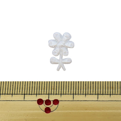 種族“蕾絲圖案白色9064-1”