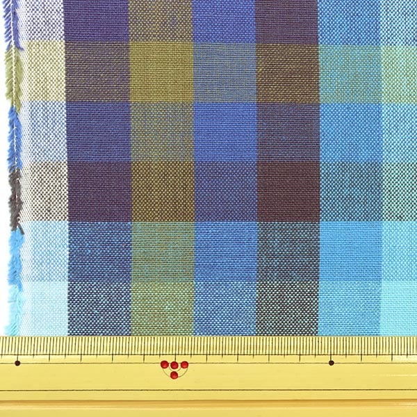 [From quantity 5] Fabric "Advanced dyeingOxfordBlock check 16kec-540A]