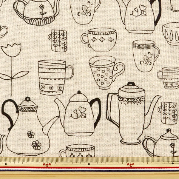 [From quantity 5] Fabric "Hopsackpot & Cup 17kec-210"