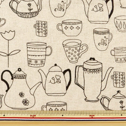 [From quantity 5] Fabric "Hopsackpot & Cup 17kec-210"