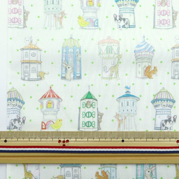 [From quantity 5] Fabric "60 Loan Digital Print Yukiemon House DP-4400-3A"