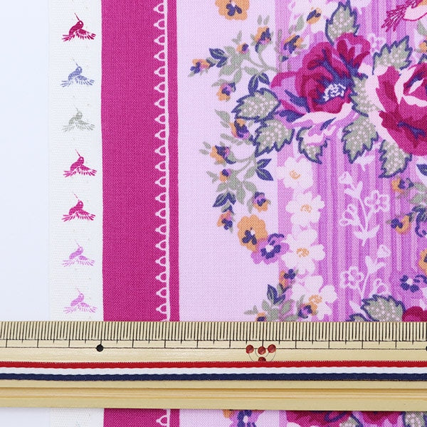 [From quantity 5] Fabric "Cathy x Yosuke French Country Sherting Purpul Pink 02006-1"