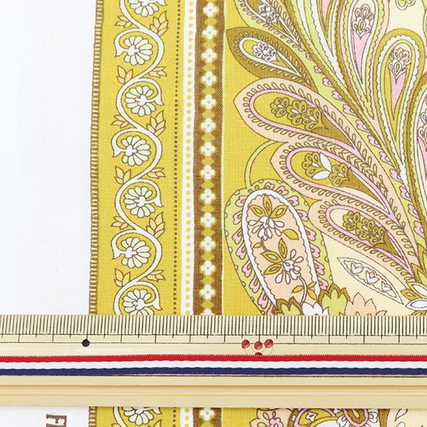 [From quantity 5] Fabric "Kathy x Yosuke French Country Shertering Yellow 02007-4"