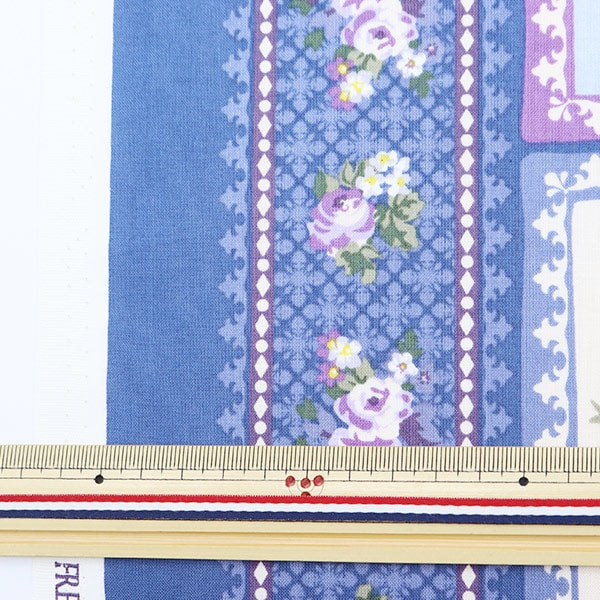 [From quantity 5] Fabric "Cathy x Yosuke French Country Shower Ting Blue 02008-2"