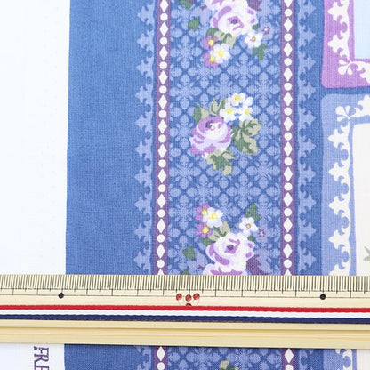 [From quantity 5] Fabric "Cathy x Yosuke French Country Shower Ting Blue 02008-2"