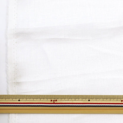 [From quantity 5] Fabric "French linen innocent white white KMC-10433-1"