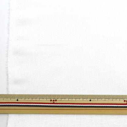 [From quantity 5] Fabric "French Linen Shambray White White White KMC-10938-1"