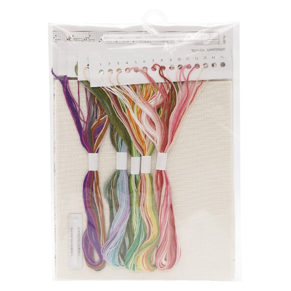 Embroidery kit "Totsuka sashimi flower and fruit cross stitch flower and fruit sampler 801"