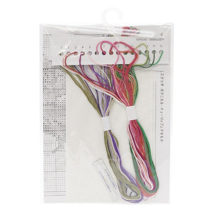 Embroidery kit "Totsuka sashimi flower and fruits cross stitch botanical tulips and anemone 804"