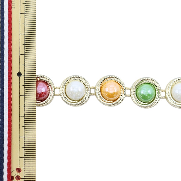 [From quantity 5] HandicraftTrim "imitationTrim Width about 1.6cm Multi GY-43-18-10]