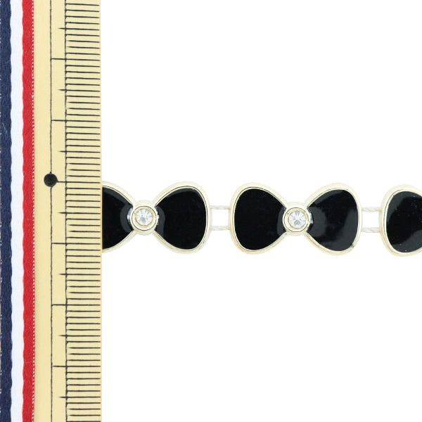 [From quantity 5] HandicraftTrim "imitationTrim Width about 1.2cm Ribbon Black GY-43-18-33]