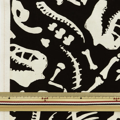 [From quantity 5] Fabric "Inkjet printed dinosaur fossil CG8070-Glow" USA cotton