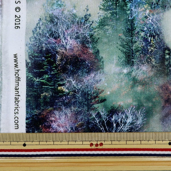 [From quantity 5] Fabric "Inkjet Print Vilisian P4355-309" USA cotton