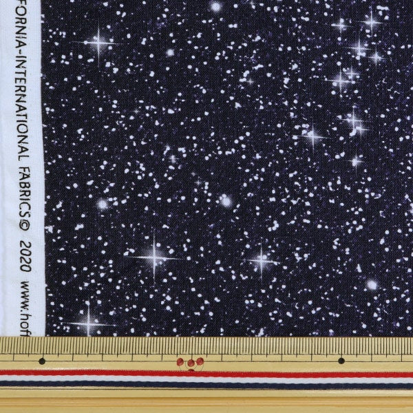 [From quantity 5] Fabric "Inkjet Print Glitz & Gram Purple S4830-14" USA cotton