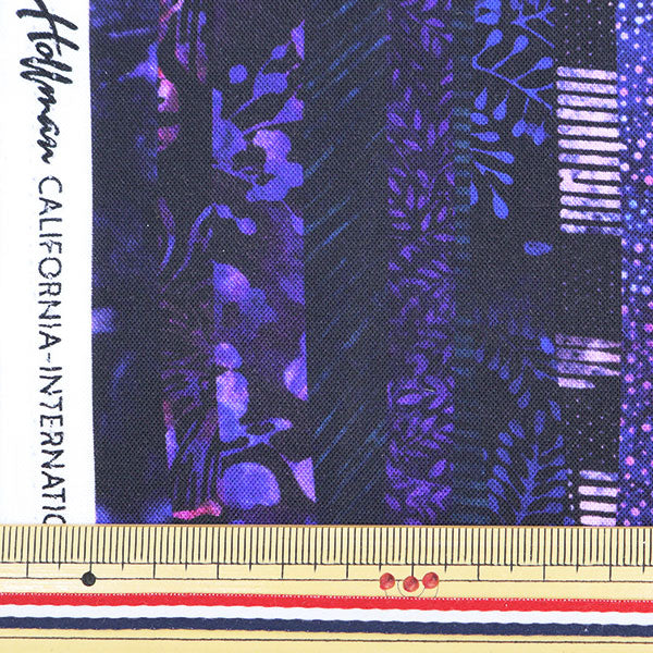 [From quantity 5] Fabric "Inkjet print wave S4831-229" USA cotton