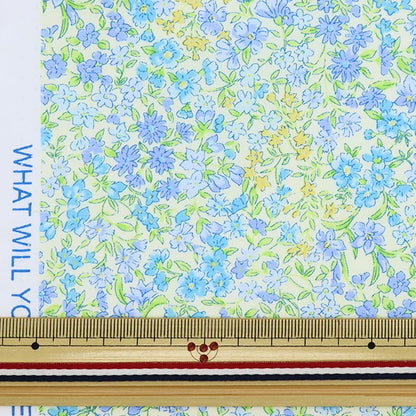 [From quantity 5] Fabric "Broad antibacterial / deodorant Shard Fleur saxophone YK-CHAMP2-B"