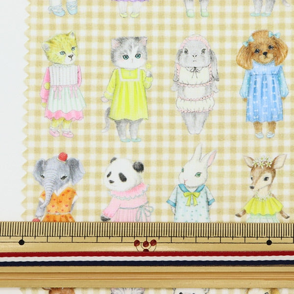 [From quantity 5] Fabric "60 Loan Digital Print Yukiemon Doll DP-4410-3A"