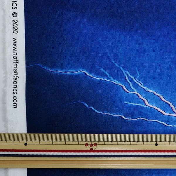 Fabric "Inkjet print Cut Cloth Approximately 110cm x 110cm Lightning T4910-18]
