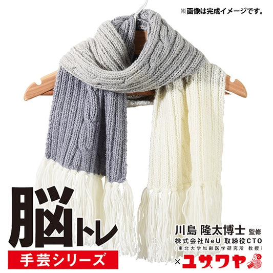 编织套件“大脑训练手工艺套件套件消声器灰色ynb-2”