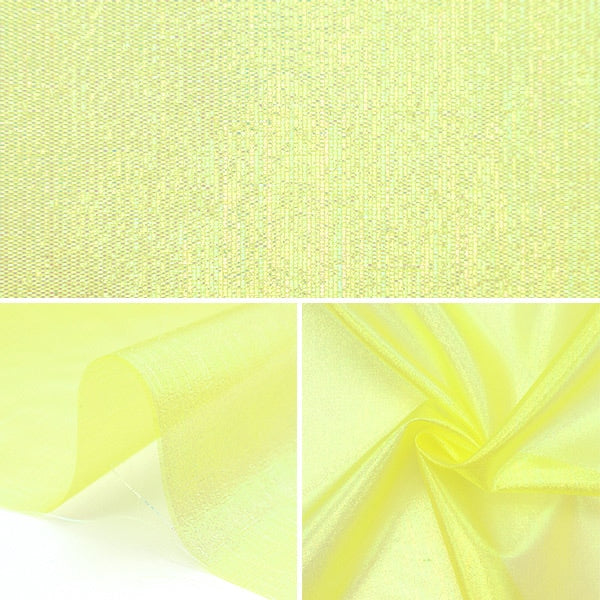 [From quantity 5] Fabric "PearlTaffeta Yellow 593-4]