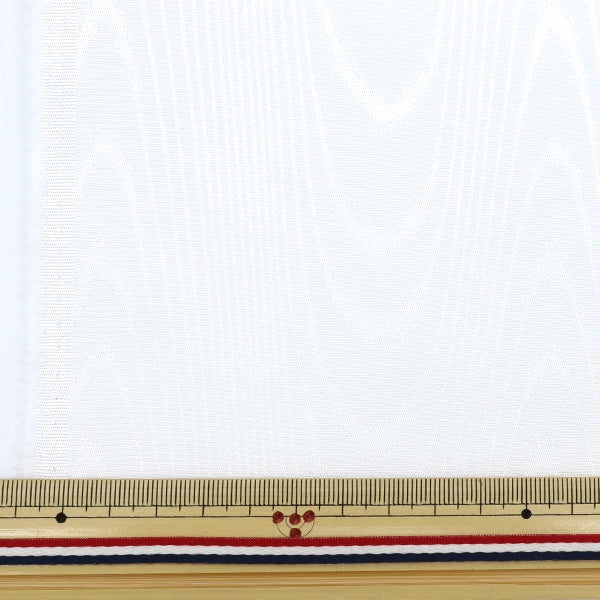 [From quantity 5] Fabric "MoreareJacquard White 731-1]