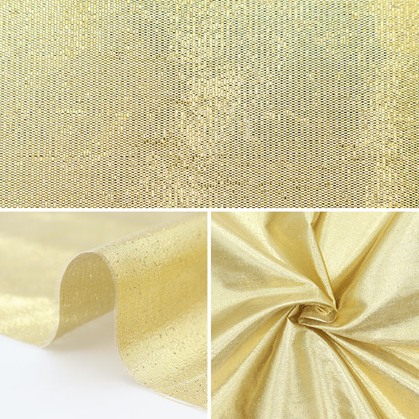 [From quantity 5] Fabric "Ramsheren Boss White x Gold 825-2"