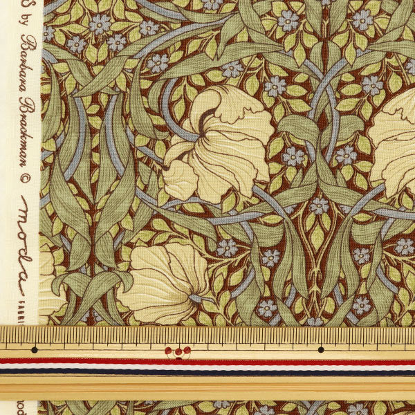 [来自数量5] 织物 “ Moda Best Morris Best Morris 板材织物 Pinpernell Brown 8365-16]