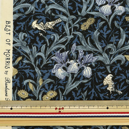 [来自数量5] 织物 “ Moda Best Morris Best Morris 板材织物 Iris Indigo Tonal 8360-12]