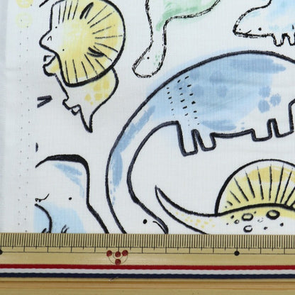 [From quantity 5] Fabric "USA Cotton Dino Loa Dinosaur Pattern FUN-C8940"